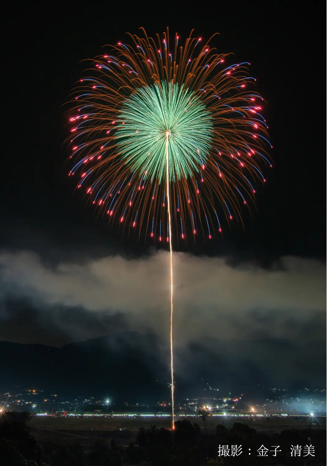 にし阿波の花火2025（撮影者：金子 清美）