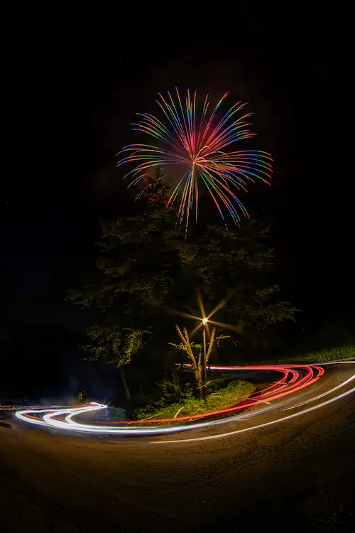 白骨温泉花火大会
